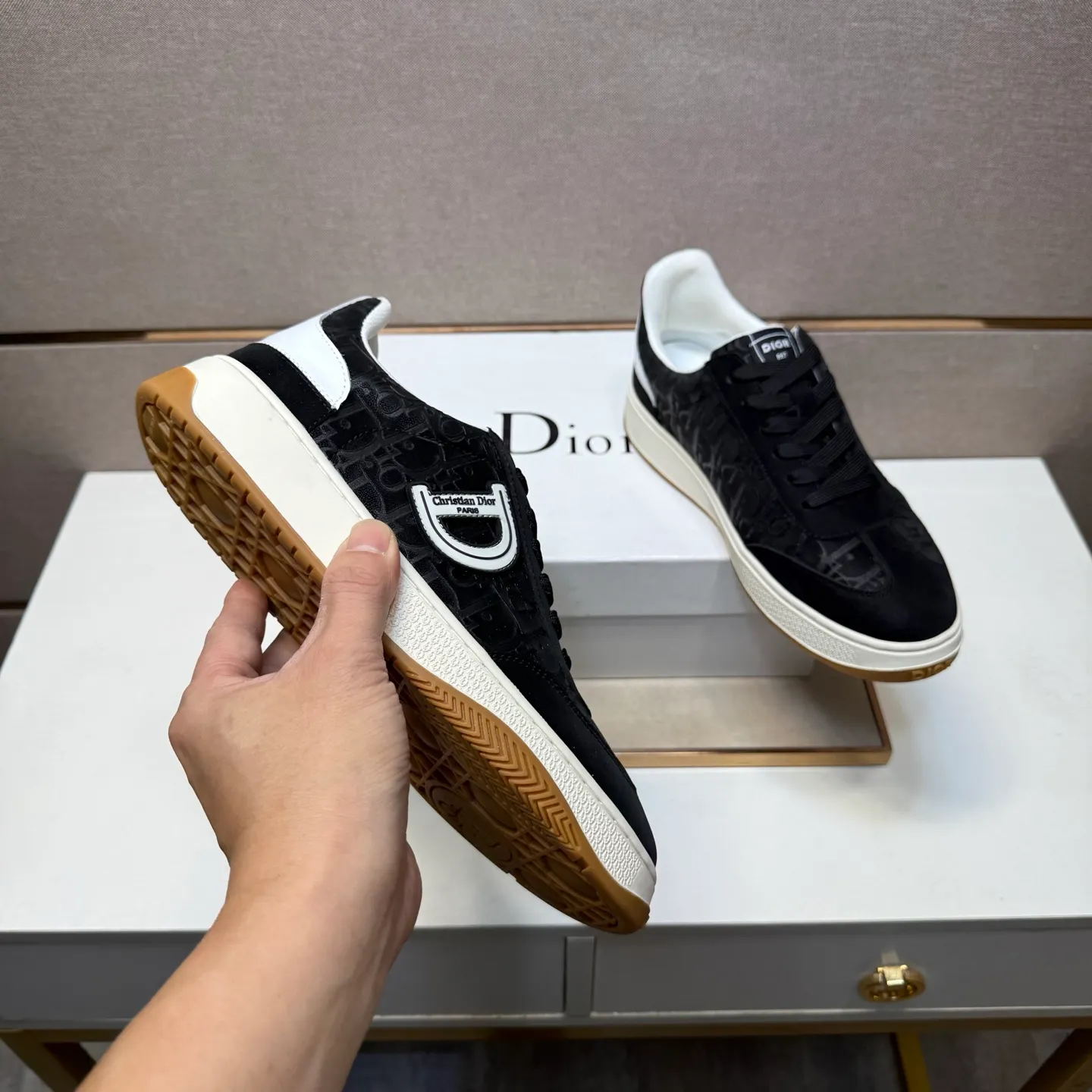 Men's men's shoes 💰pp380 [Dior~] Men's casual shoes 2025z cabinet sales simultaneously 🔶Size: 38-44 #️⃣ 🔷4 colors🔜The upper is made of multi-material splicing➕Mesh lining, comfortable and breathable, sole: original comfortable and wear-resistant outsole, ⚠️real thing📱photographed🎬real thing is better📢📢📢